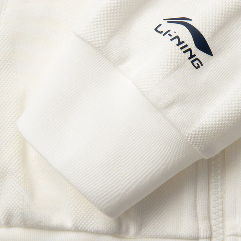 LI-NING李宁2025女子开衫连帽卫衣针织连帽外套AWDVD24-1