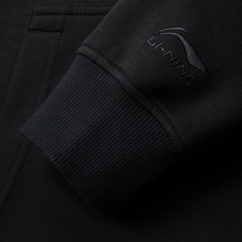 LI-NING李宁2025男子套头连帽卫衣针织连帽卫衣AWDV563-4