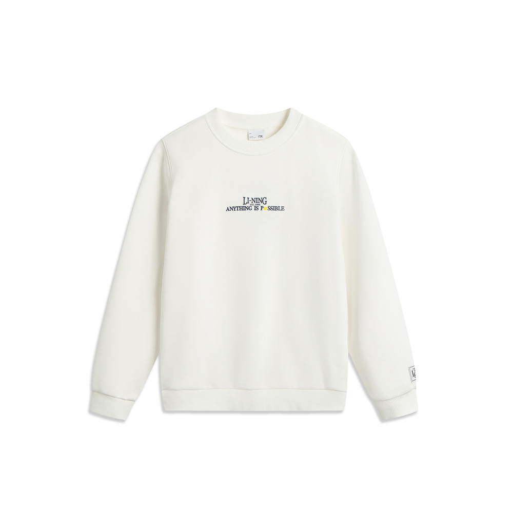 LI-NING李宁2025男子套头无帽卫衣针织无帽卫衣AWDV567-5