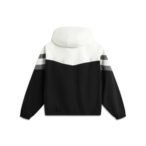 LI-NING李宁2025男子运动风衣梭织连帽外套AFDV701-6