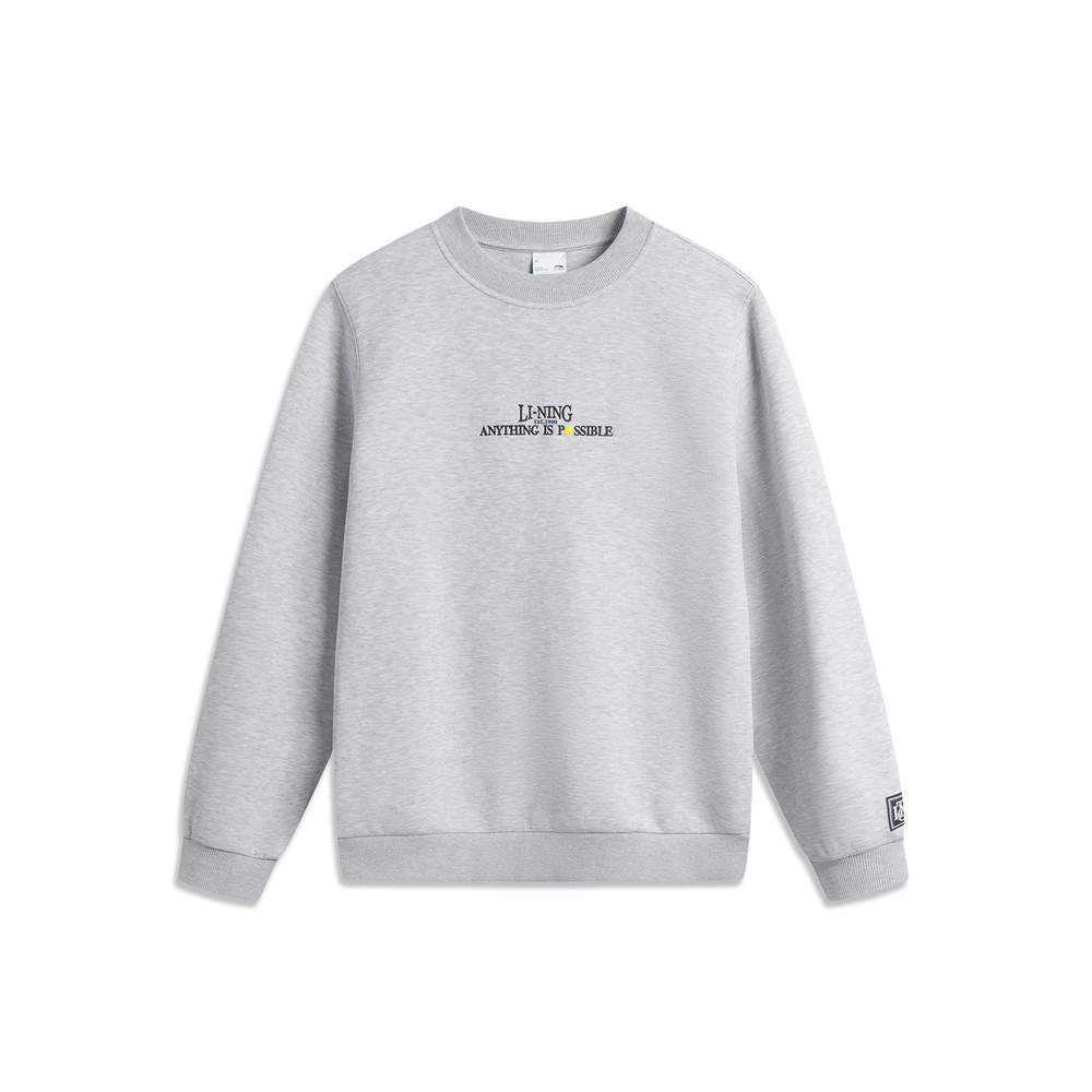 LI-NING李宁2025男子套头无帽卫衣针织无帽卫衣AWDV567-6