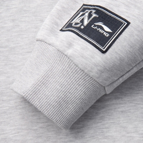 LI-NING李宁2025男子套头无帽卫衣针织无帽卫衣AWDV567-6