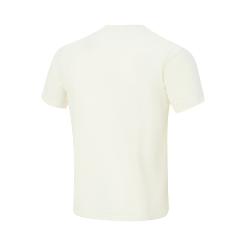 LI-NING李宁2025男子短袖文化衫针织无领短TAHSVG53-1