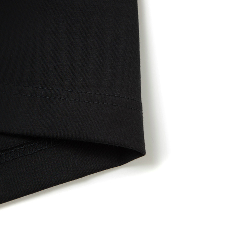 LI-NING李宁2025男子短袖文化衫针织无领短TAHSVG51-2