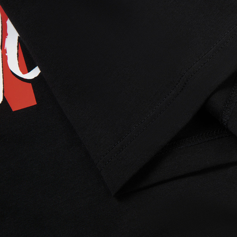 LI-NING李宁2025男子短袖文化衫针织无领短TAHSVG53-2