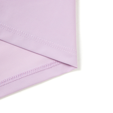 LI-NING李宁2025女子短袖T恤针织无领短TATSV136-3