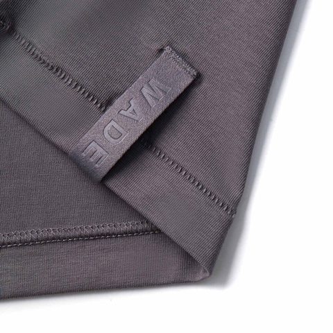 LI-NING李宁2025男子短袖文化衫针织无领短TAHSV083-5