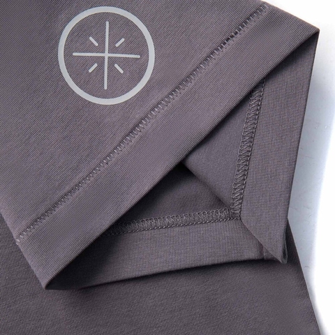 LI-NING李宁2025男子短袖文化衫针织无领短TAHSV083-5