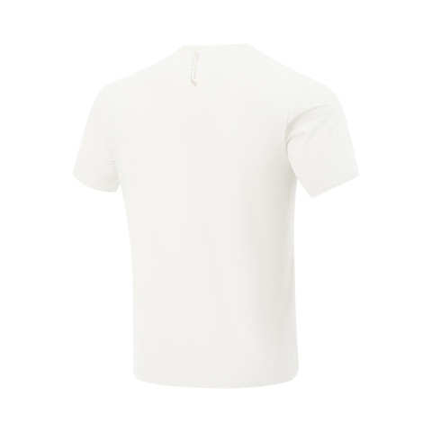 LI-NING李宁2025男子短袖T恤针织无领短TATSV693-1