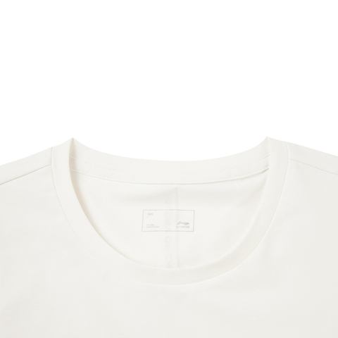 LI-NING李宁2025男子短袖T恤针织无领短TATSV693-1