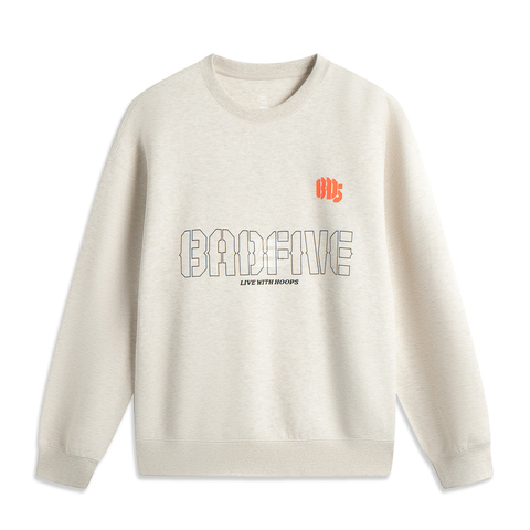 LI-NING李宁2025男子套头无帽卫衣针织无帽卫衣AWDV323-5