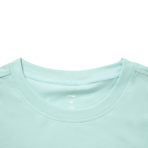 LI-NING李宁2025女子长袖T恤针织无领长TATLV282-2