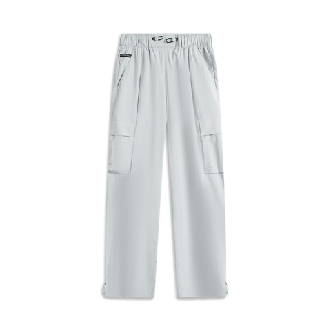 LI-NING李宁2025女子运动长裤梭织长裤AYKV540-1