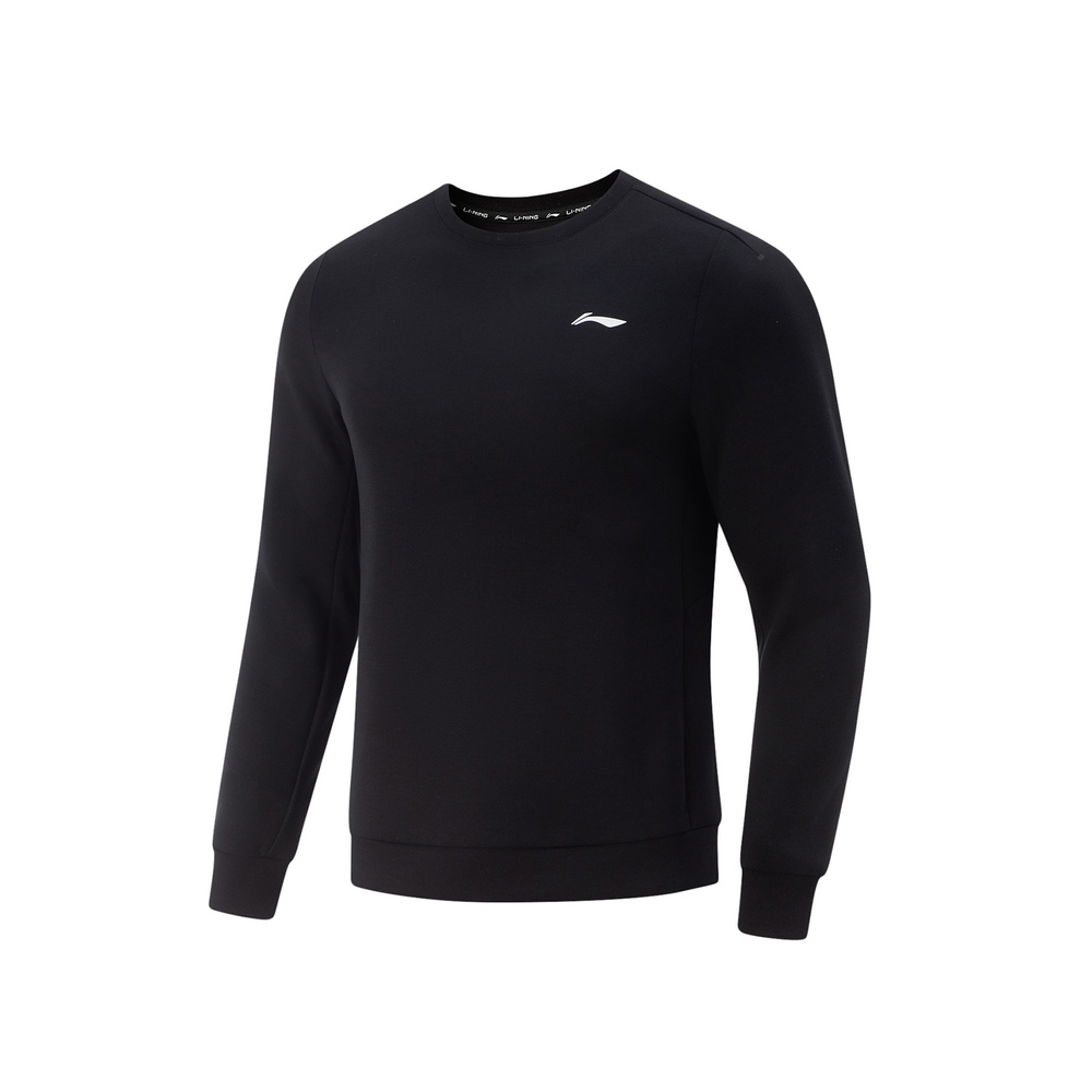 LI-NING李宁2025男子针织无帽上衣针织无帽卫衣AWDV501-4