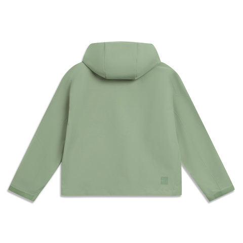 LI-NING李宁2025女子防护珑壳外套梭织连帽外套AFDVB48-3