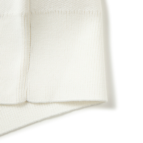 LI-NING李宁2025女子短袖编织衫针织无领短TAMBV326-1