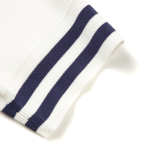 LI-NING李宁2025女子短袖编织衫针织无领短TAMBV326-1