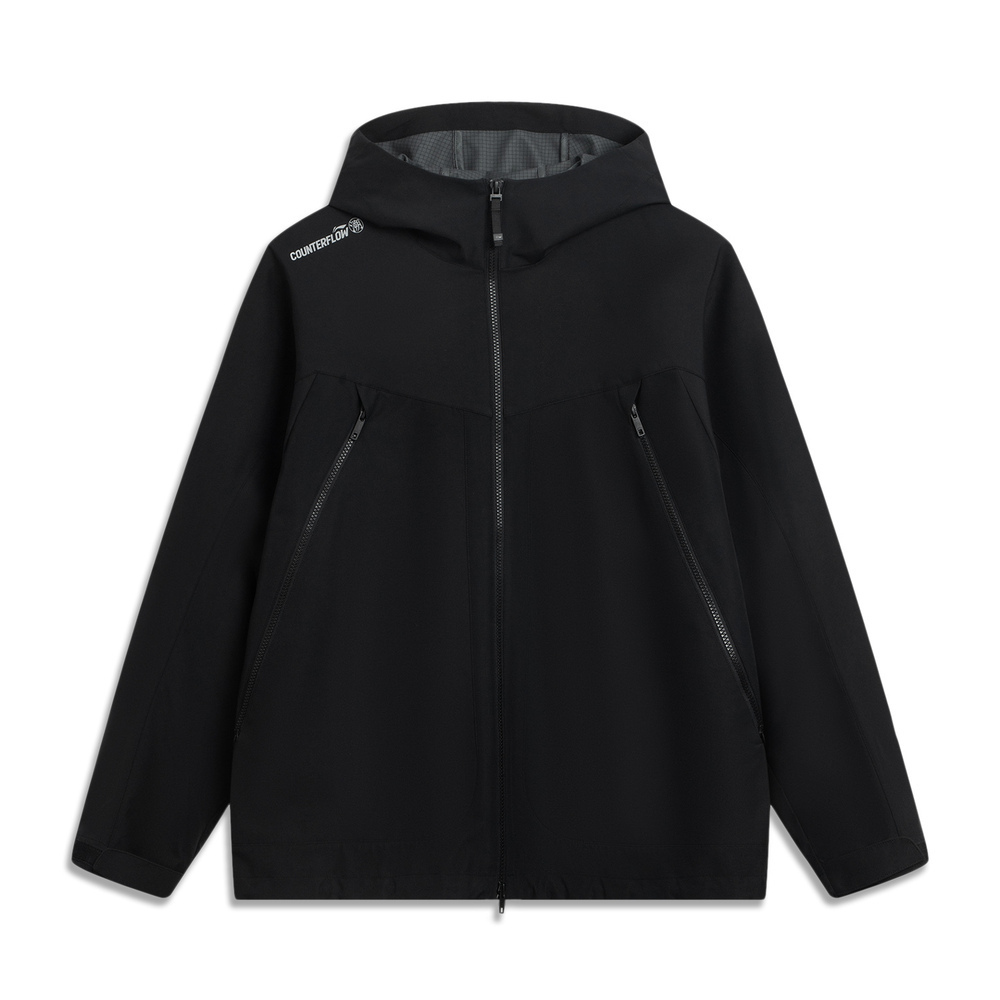 LI-NING李宁2025男子防护珑壳外套梭织连帽外套AFDVB43-4