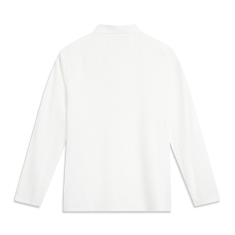 LI-NING李宁2025男子长袖T恤针织无领长TATLV293-1