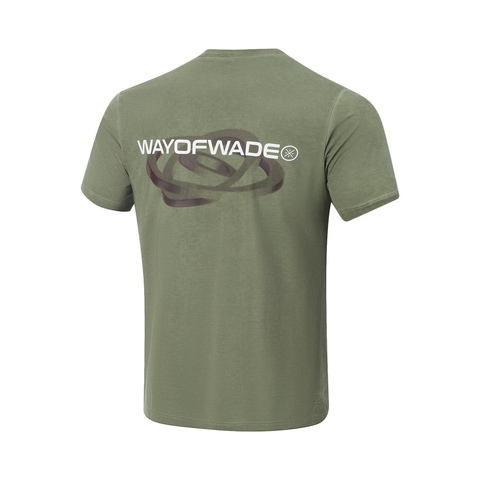 LI-NING李宁2025男子短袖T恤针织无领短TATSV061-3