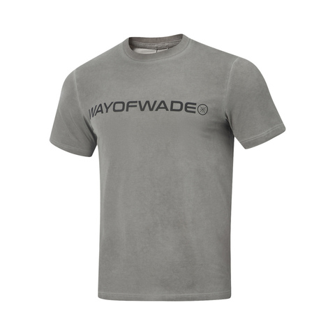 LI-NING李宁2025男子短袖T恤针织无领短TATSV061-1