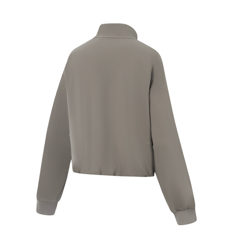 LI-NING李宁2025女子开衫无帽卫衣针织无帽外套AWDV506-3