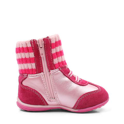 MIFFY/米菲冬季婴童桃红色毛皮靴MT85009