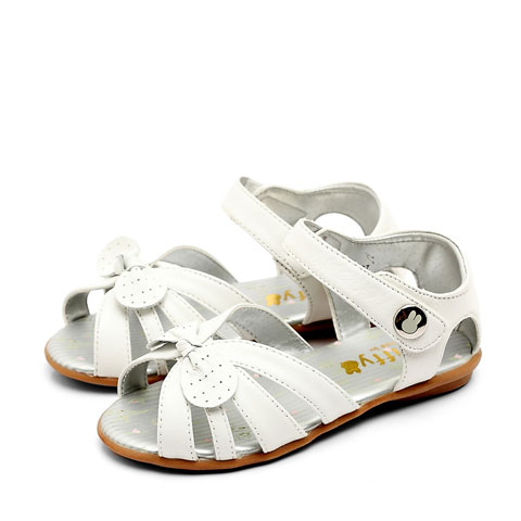 miffy/米菲白色羊皮小童时尚凉鞋mq85507