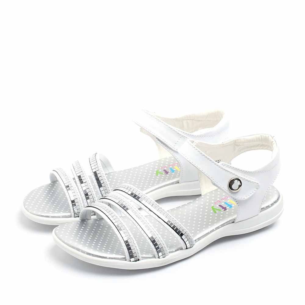 miffy米菲夏季白色pu女中童凉鞋mm90643