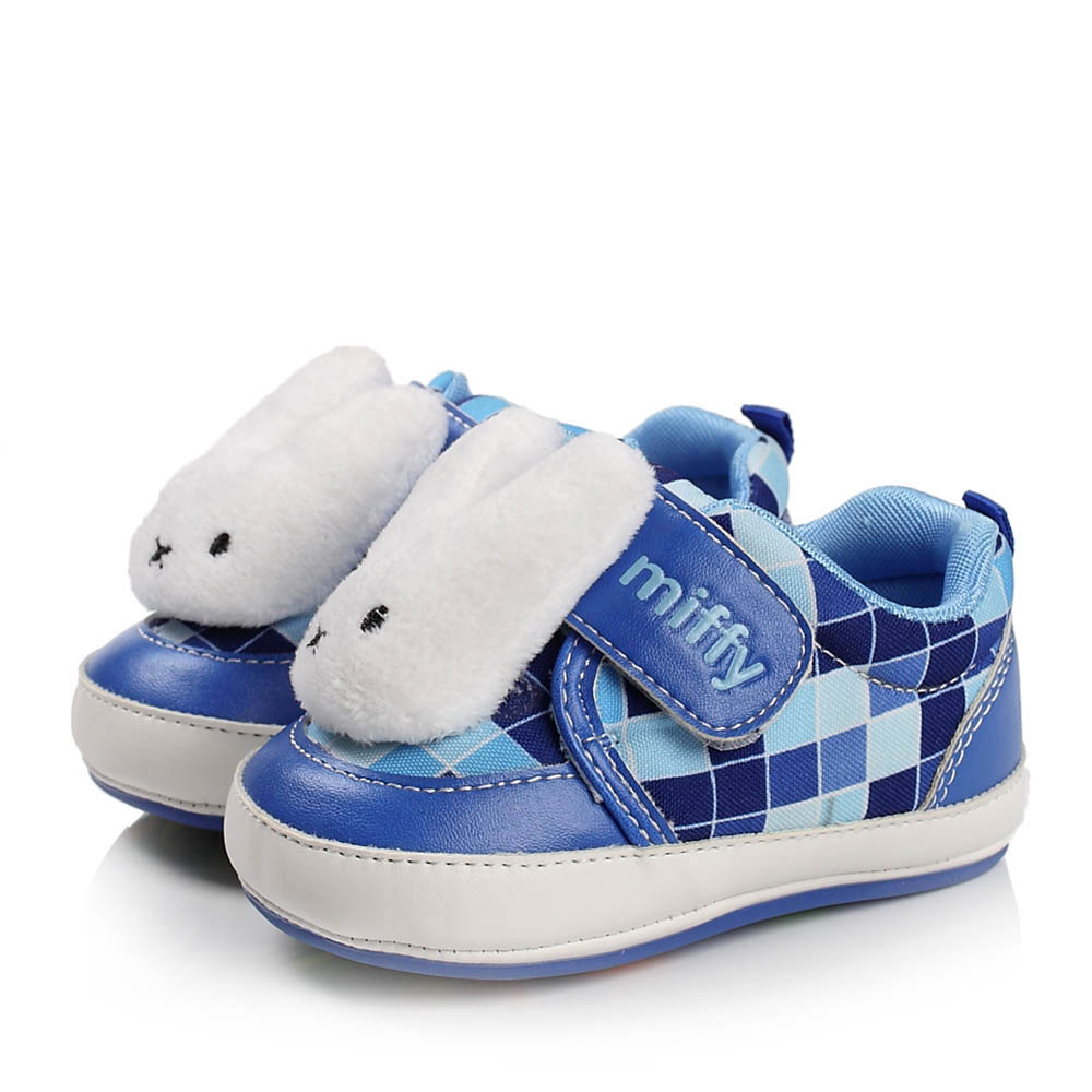 miffy米菲2013秋季蓝色pu男婴幼童学步鞋m97005