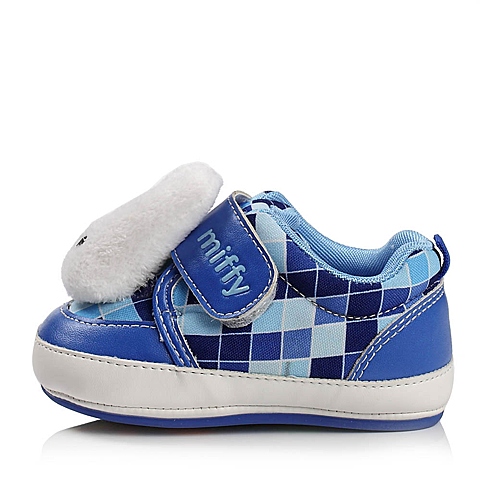 miffy米菲2013秋季蓝色pu男婴幼童学步鞋m97005