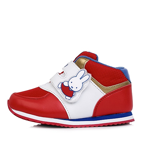 MIFFY/米菲童鞋冬季PU/纺织物红色运动鞋跑步鞋DM0278