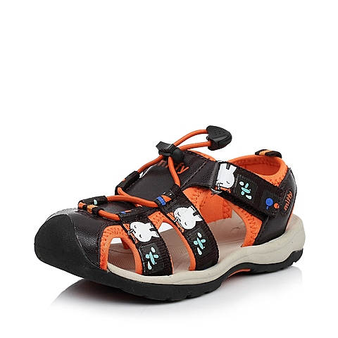 miffy米菲夏季pu织物男中童凉鞋沙滩凉鞋dm0080