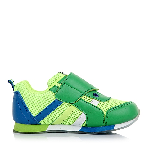 MIFFY/米菲童鞋春季新款PU/网布绿色小童运动鞋跑步鞋DM0297