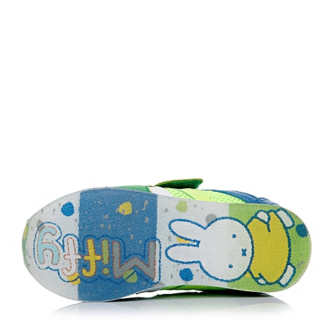 MIFFY/米菲童鞋春季新款PU/网布绿色小童运动鞋跑步鞋DM0297