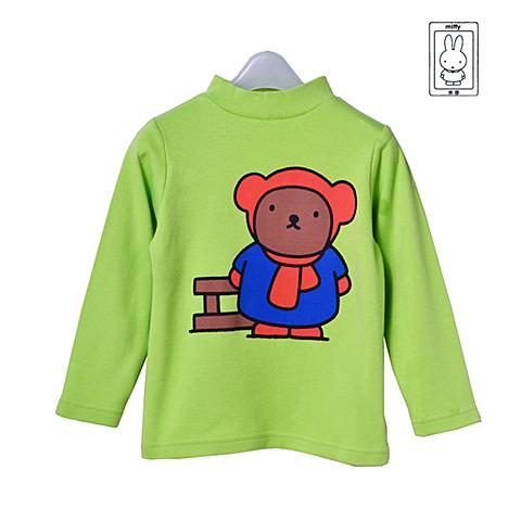 miffy米菲 童装 男童全棉百搭长袖半高领衫 mf34a047