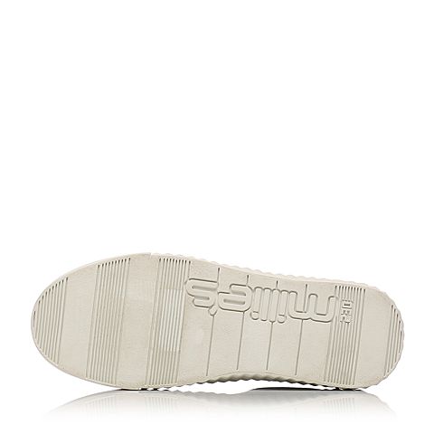 millie's/妙丽专柜同款牛皮拼面布镶钻厚底女休闲鞋LE722AM6