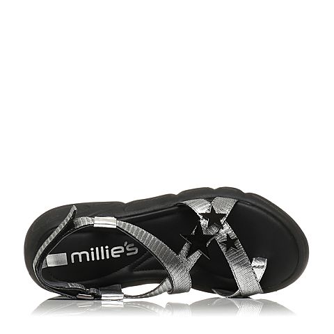 millie's/妙丽夏季专柜同款牛皮女凉鞋LG611BL7