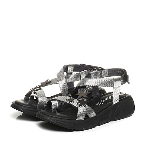 millie's/妙丽夏季专柜同款牛皮女凉鞋LG611BL7