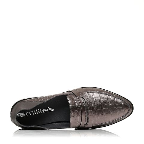 millie's/妙丽秋季专柜同款牛皮女休闲单鞋LN821CM7