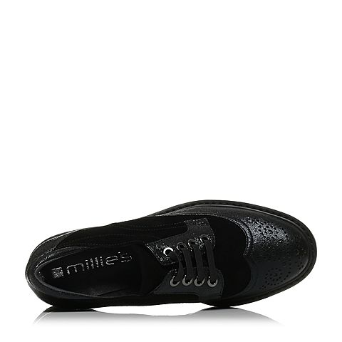 millie's/妙丽秋季专柜同款羊皮/牛皮低跟女休闲单鞋LM322CM7