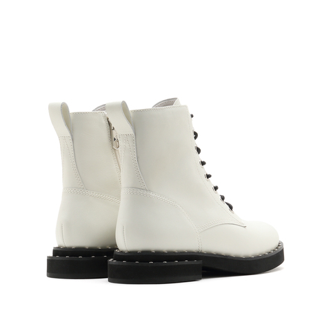 millie's/妙丽2021冬商场同款牛皮休闲马丁靴女短靴SCX21DD1