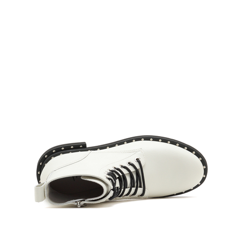 millie's/妙丽2021冬商场同款牛皮休闲马丁靴女短靴SCX21DD1