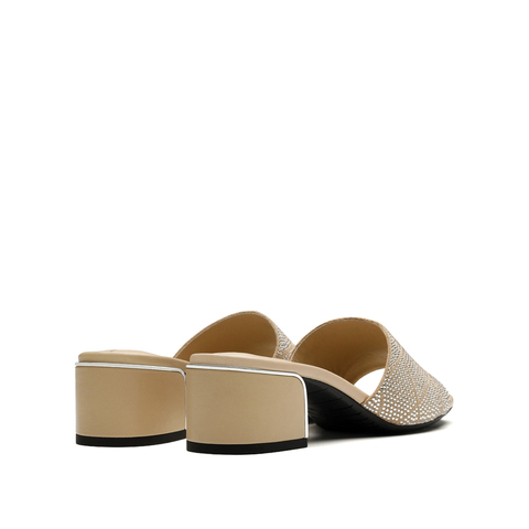 millie's妙丽2022夏商场同款时尚简约方跟女凉拖鞋SBL09BT2