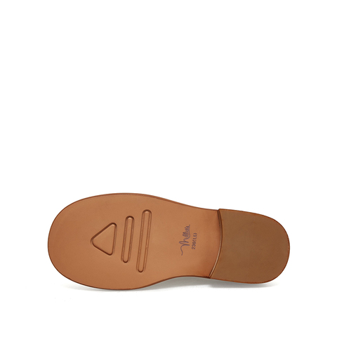 millie's/妙丽2023春商场同款牛皮英伦风布洛克女单鞋03311AM3