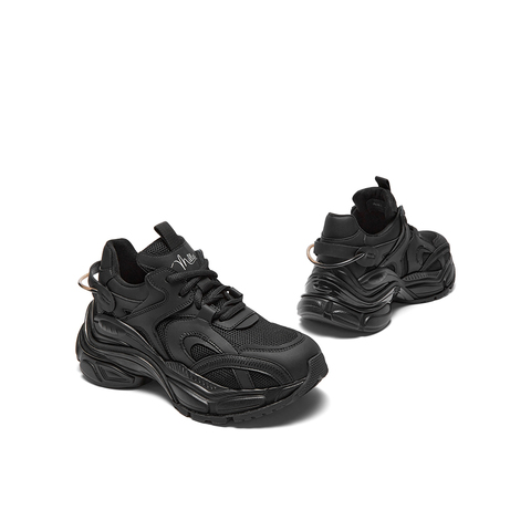 millie's/妙丽2023秋新款时尚潮酷厚底老爹鞋女休闲鞋VMJ01CM3