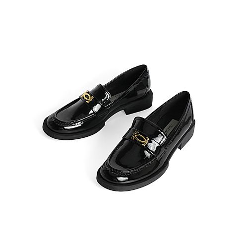 15MINS英伦乐福鞋女2021秋新商场同款时尚套脚单鞋US306CA1