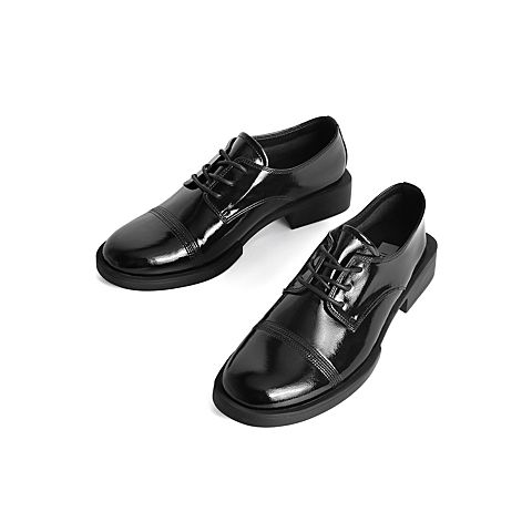 15MINS英伦小皮鞋女2021秋新商场同款时尚厚底单鞋US310CM1