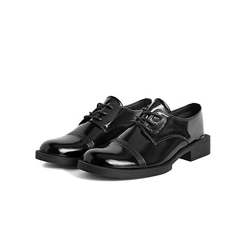 15MINS英伦小皮鞋女2021秋新商场同款时尚厚底单鞋US310CM1