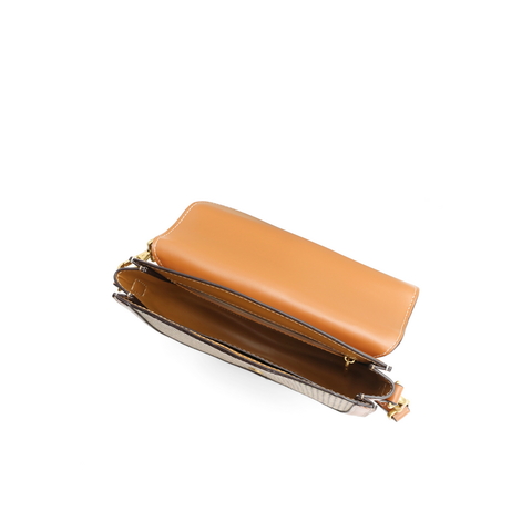 15MINS复古格子马鞍包2021冬新商场同款时尚斜跨女包X1838DX1